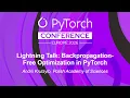 Lightning Talk Backpropagation-Free Optimization in PyTorch - Andrii Krutsylo