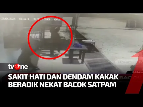 Perkara Parkiran, Kakak Beradik Nekat Bacok Satpam