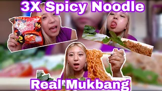 Download 3X Spicy Samyang noodle Hot chicken Flavour Real Mukbang 🔥🔥 MP3