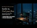 Night City Desk Vibes: Deep Work & Study Music (2 Hours)