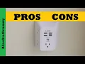 USB Outlet Extender Power Strip Surge Protector Pros Cons