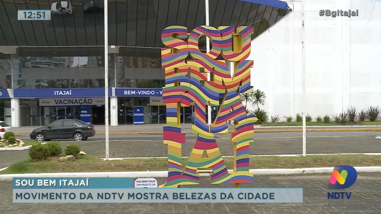 Sou Bem Itajaí: Movimento da NDTV mostra belezas da cidade