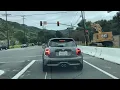Driving on CA-133 South Road from Orchard Hills to Laguna Beach