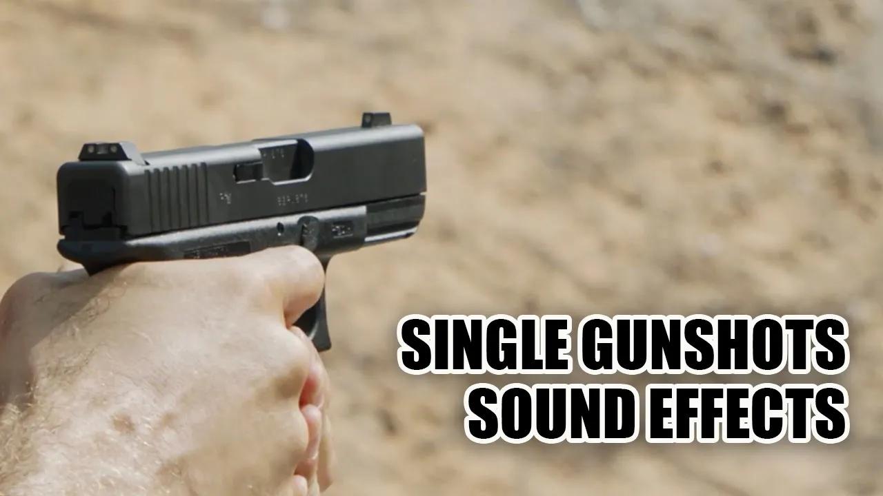 Gunshot Sound Effect 🔫 Single Gunshot Sounds