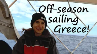 Sailing across the Cyclades in March – Cold, stormy & AMAZING! Winter / off season in Greece (Ep 14)