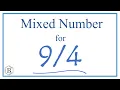 Write as a Mixed Number