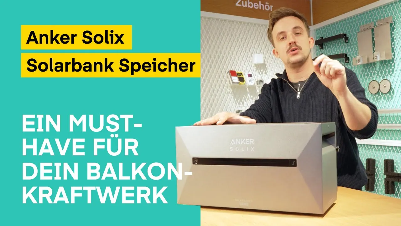Yuma — ANKER SOLIX Balkonkraftwerk-Speicher bei yuma.de (YouTube video ad)