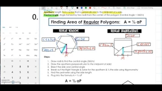 Area of Regular Polygons Part 1