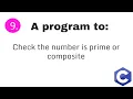 Check prime or composite number in C programming