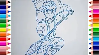 Menggambar Boboiboy Spinner untuk Anak TK, Paud dan SD