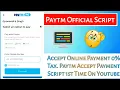 Paytm Script Accept Payment Paytm Gateway Refer Bypass Script Kaise Banaye Gateway