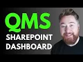 Build an ISO 9001 QMS DASHBOARD with SharePoint in 60 minutes