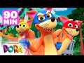 Download Lagu Swiper No Swiping!! #3 ✋ Dora \u0026 Swiper's Best Moments for 90 Minutes | Dora \u0026 Friends