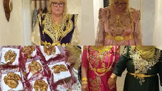 أمي تحقق حلمها درتلها عرس قسنطيني ينحي الغمة كواليس التصديرة القسنطينية سبع قنادر مع الماشطة والغذاء 