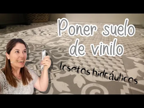 Download MP3 Poner SUELO de VINILO de LOSETAS HIDRÁULICAS 🤩 Paso a Paso 👣 DIY 🦸‍♀️ Reforma del baño SIN OBRAS
