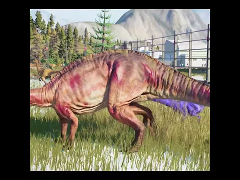 (🦖Jurassic World Evolution 2)Mommy Long Legs T-Rex vs Brachiosaurus,Spinosaurus Dinosaurs Fight
