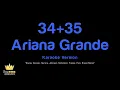 Ariana Grande - 34+35 (Karaoke Version)