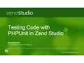 Testing Code With PHPUnit in Zend Studio