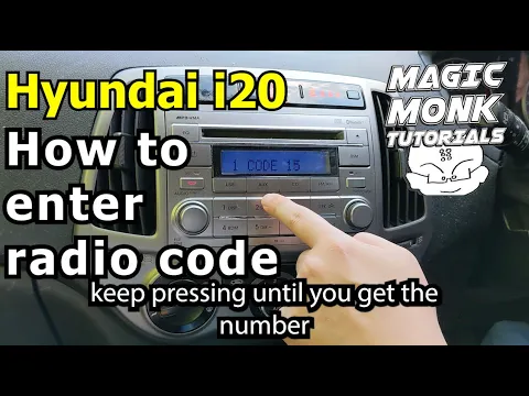 Download MP3 Hyundai i20 - How to enter radio code