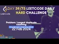 Day Problem Name Longest Duplicate Substring Leetcode