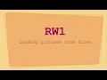 RW1-012 Loading pictures from files