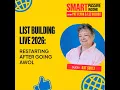LIST BUILDING LIVE Restarting After Going AWOL with Kat Sturtz