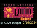 Lotto Texas Winning Numbers 19 February 2024 Today TX Lotto Drawing Results Monday 2024