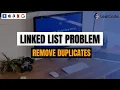 Remove Duplicates from Sorted Linked List FAANG Linked list Problem Leetcode Using Python