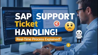 TICKET HANDLING PROCESS IN SAP SUPPORT PROJECT HOW TO WORK ON TICKETING TOOL Real-time class