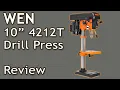 WEN 10 Variable Speed 4212T Drill Press REVIEW and unboxing and assembly