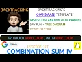 Combination Sum IV 2 Ways DRY RUN Tree Diagram GOOGLE SNAPCHAT META Leetcode - 377