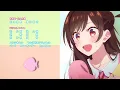 Rent-A-Girlfriend (Kanojo, Okarishimasu) season 1-3 endings (4K)