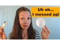 I Messed Up Use this phrasal verb