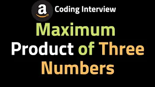 Maximum Product of Three Numbers - LeetCode Python
