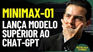 MiniMax-01: modelo de CÓDIGO ABERTO TEM O MAIOR CONTEXTO DE 4M E SUPERA OS OUTROS | MINIMAX TEXT 01