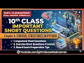 10th Computer Ch 4 Important Short Questions Exercise Short Questions Control Structures in Python