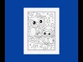 Winter Coloring Book Winter Activities Printable Pages PDF Pattern Hand Drawn