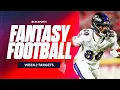 Fantasy Football Week 2 Waiver Wire Expert advice on which players to target for your team