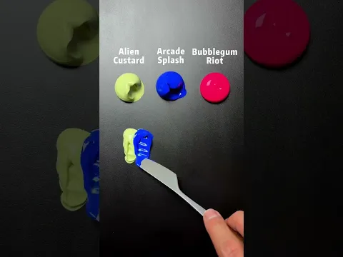 3 Colors In… 3 Unexpected Colors Out! 🤯🎨 #colormixing #satisfying #relaxing #sharkzhan