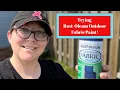 Trying Rust-Oleum Outdoor Fabric Paint