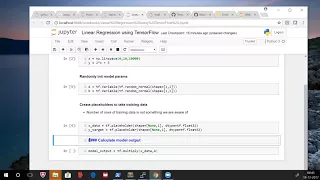 Linear Regression using TensorFlow