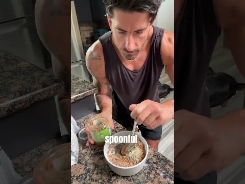 Post-workout fuel: my cereal combo packed with protein.