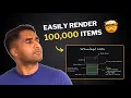 Let s Build a VIRTUALIZED LIST from Scratch in React js