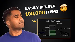 Let s Build a VIRTUALIZED LIST from Scratch in React js