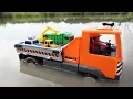 Download Lagu Vrachtwagenoversteek op diep water met Tayo De Kleine Bus speelgoed.