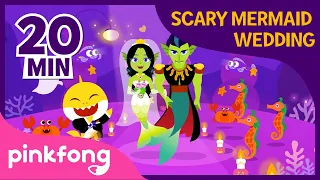 Download Mermaid Wedding and more | +Compilation | Baby Shark Halloween Songs | Pinkfong Songs for Children MP3