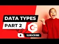 Lecture 3 What is Data type Data Types in C part 2