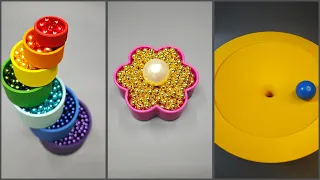 Oddly Satisfying✨🌈Reverse Video|Soothing Sounds Beads Balls Pearls and other