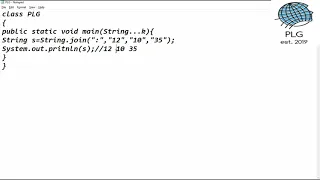 join method in string class in java HINDI
