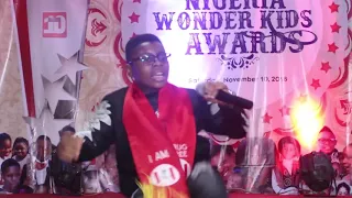ozzybee wowed the audience u0026 md honeywell nigeria top 10 wonderkids awards 2018 bagged 2 awards